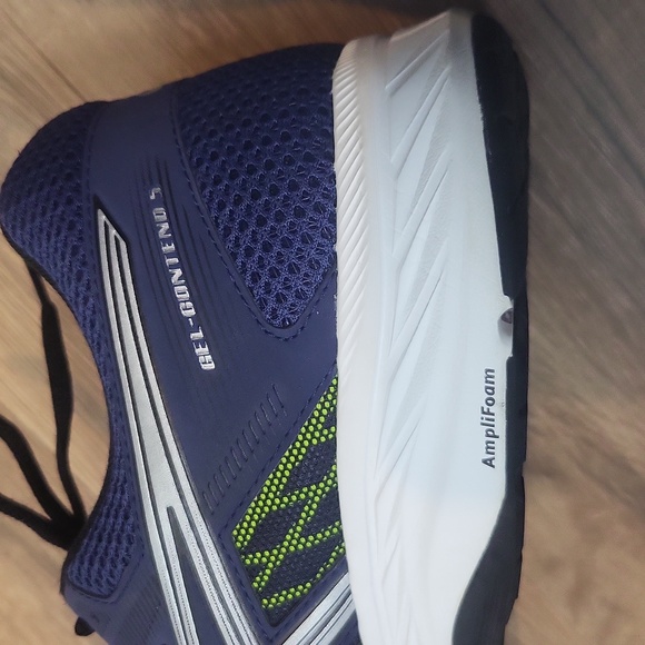 ASICS Blue Gel-Contend 5 AmpliFoam Everyday Comfort Running Sneakers  Men's 12 - Picture 3 of 12